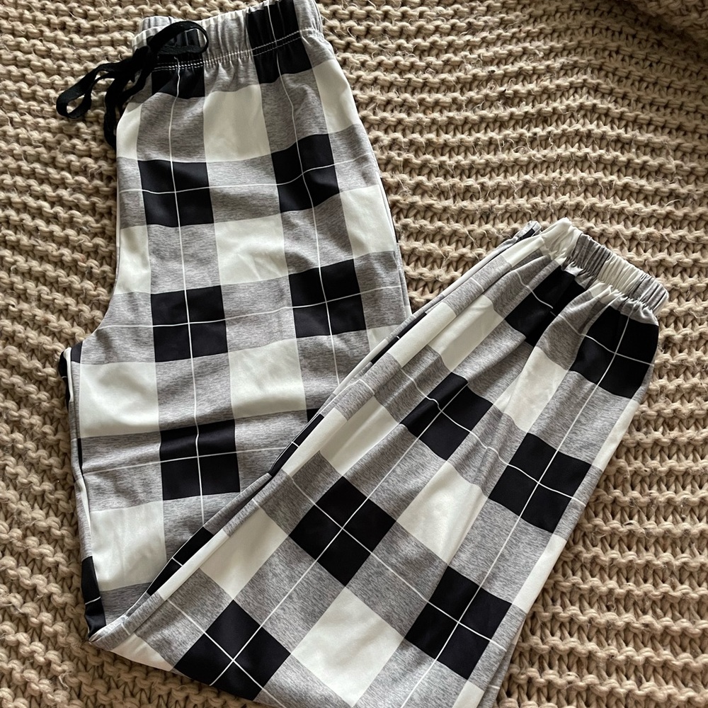 Plaid Joggers